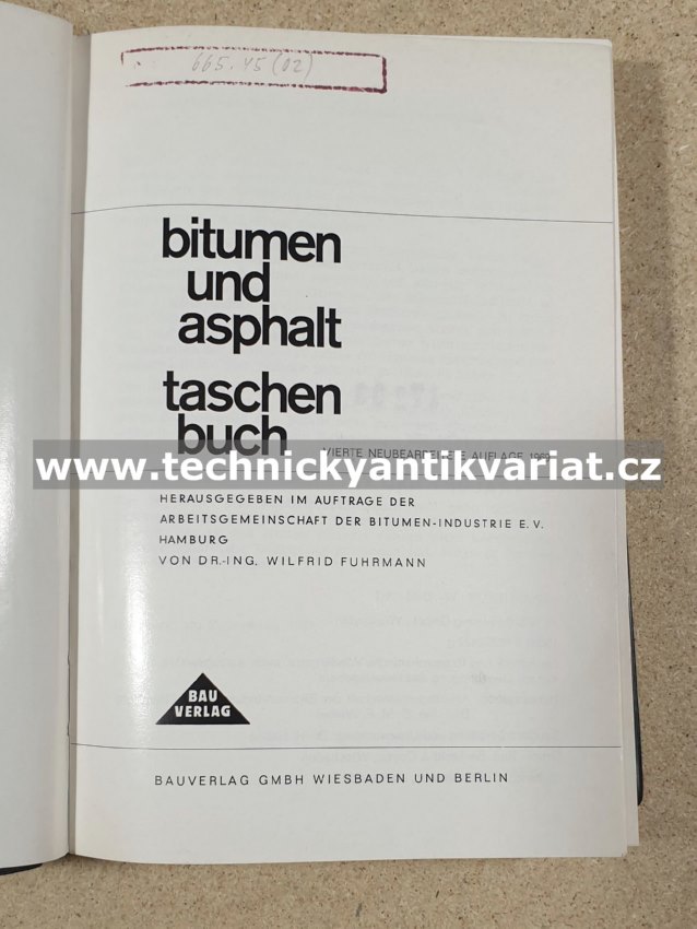 Bitumen and asphalt (1969)