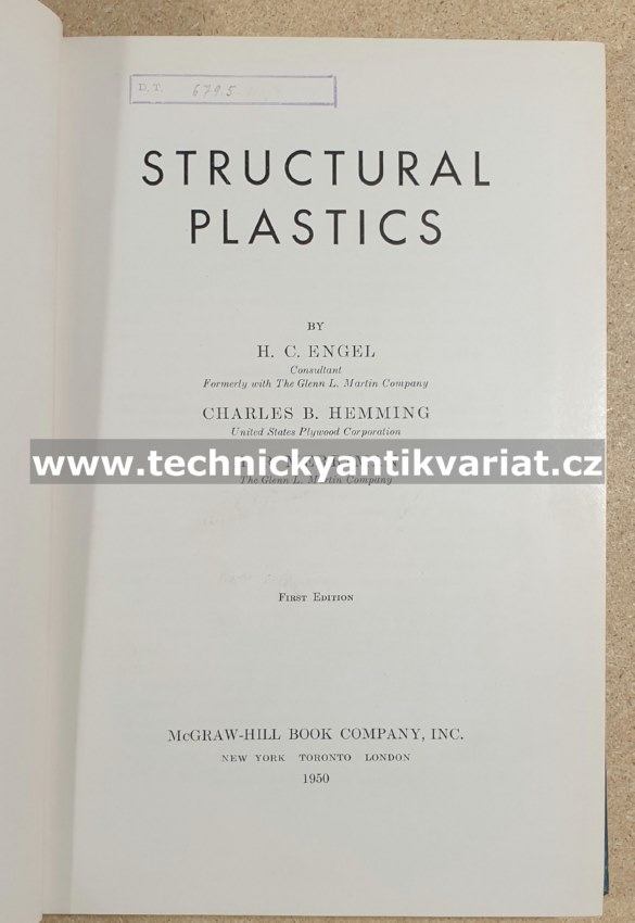 Structural plastics - Engel, Hemming, Herriman (1950)