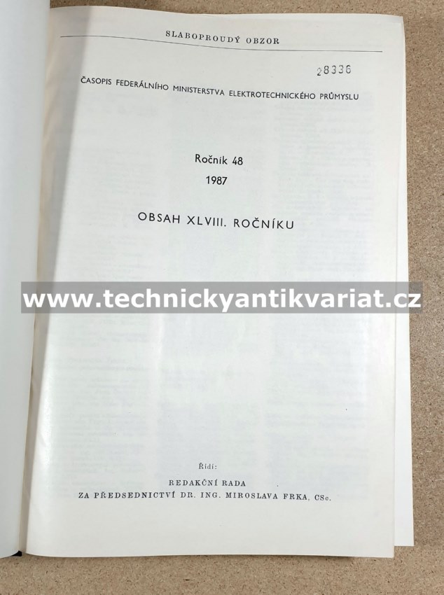 Slaboproudý obzor 1987