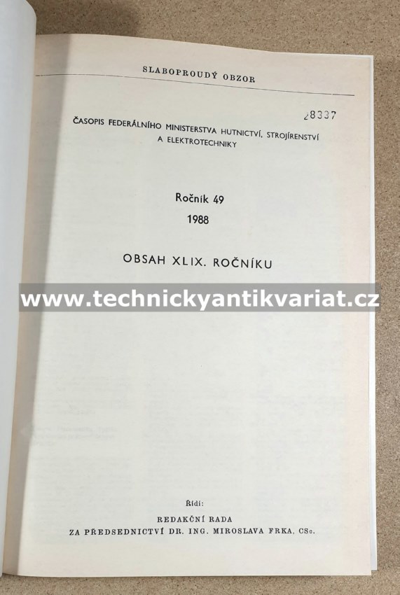 Slaboproudý obzor 1988