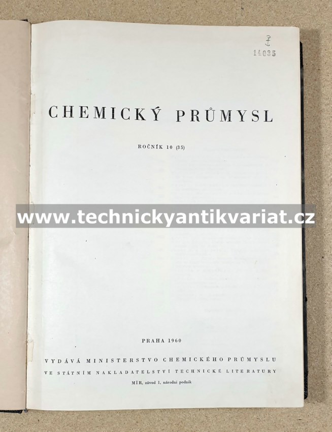 Chemický průmysl 1960