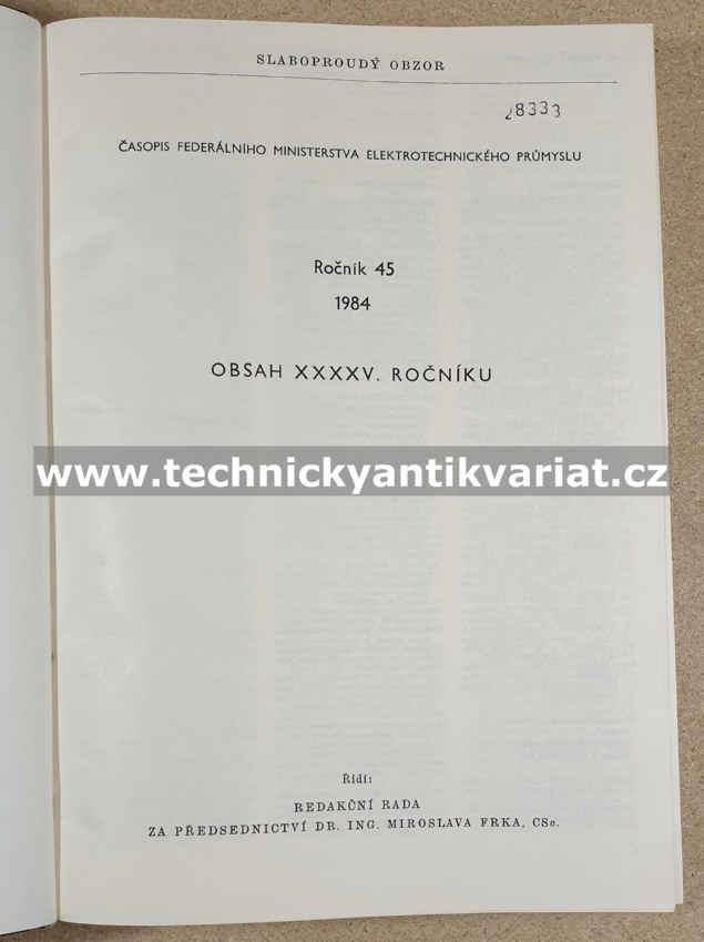 Slaboproudý obzor 1984