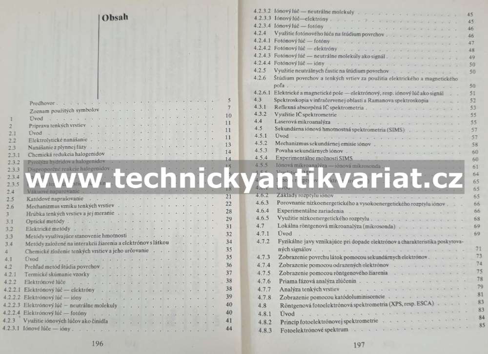 Vlastnosti a štruktúra tenkých vrstiev - Garaj, Košina (1984)
