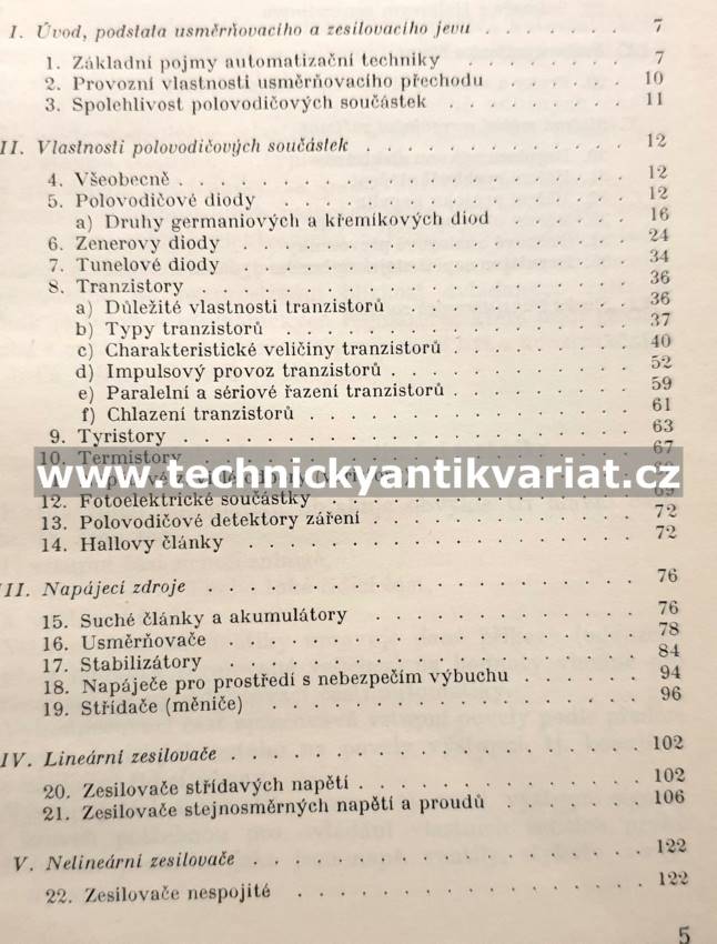 Polovodiče v automatizaci - Nessel (1966)