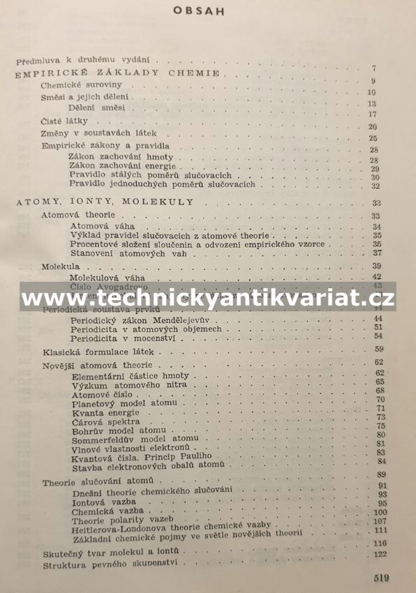 Anorganická chemie - Wichterle, Petrů (1953)
