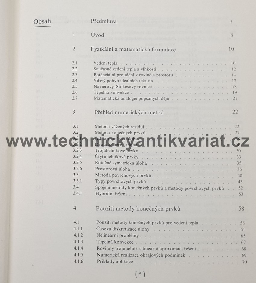 Soudobé numerické metody v mechanice kontinua - Jana Valchářová (1986)