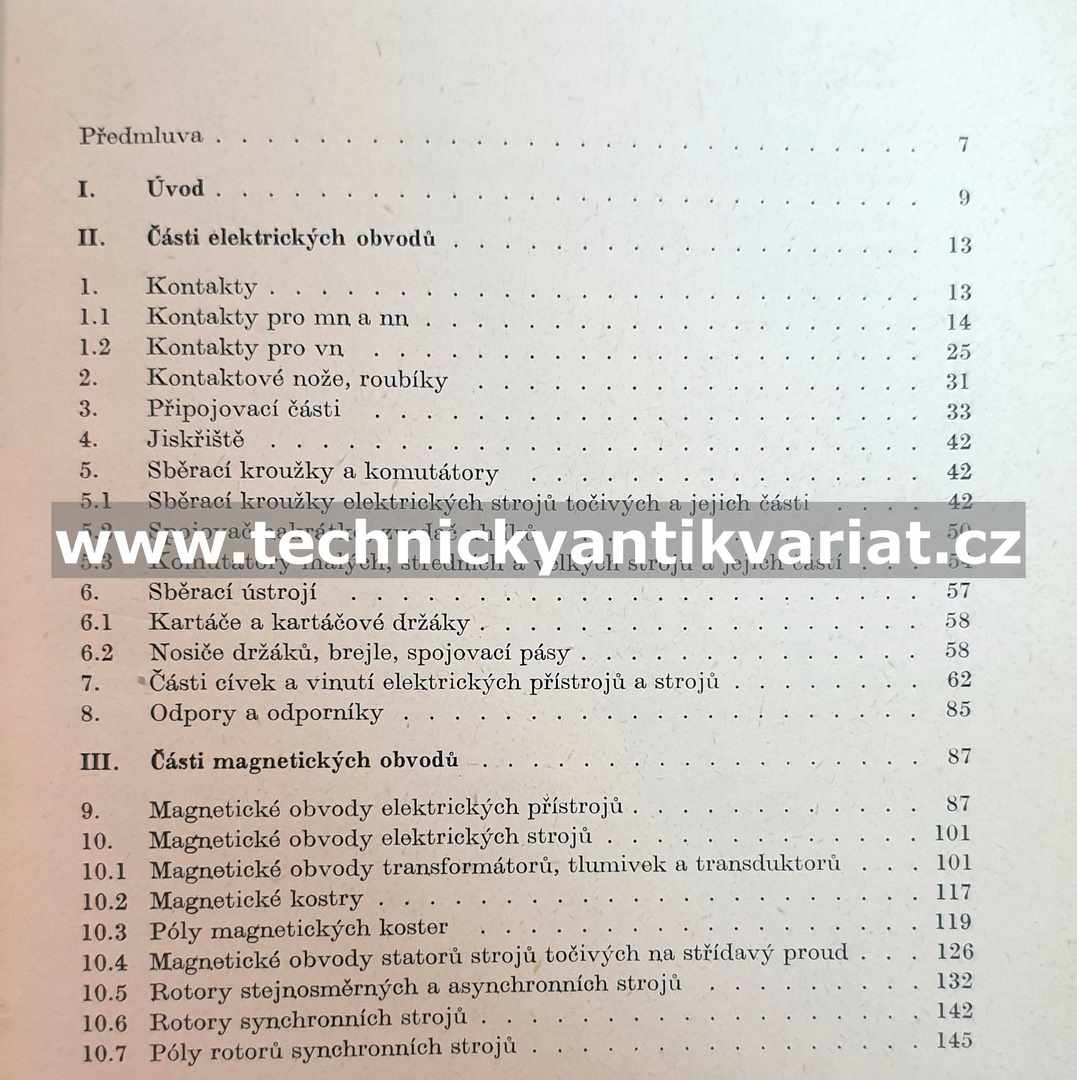 Části elektrických strojů a přístrojů - Hložek, Komrska, Musil (1969)