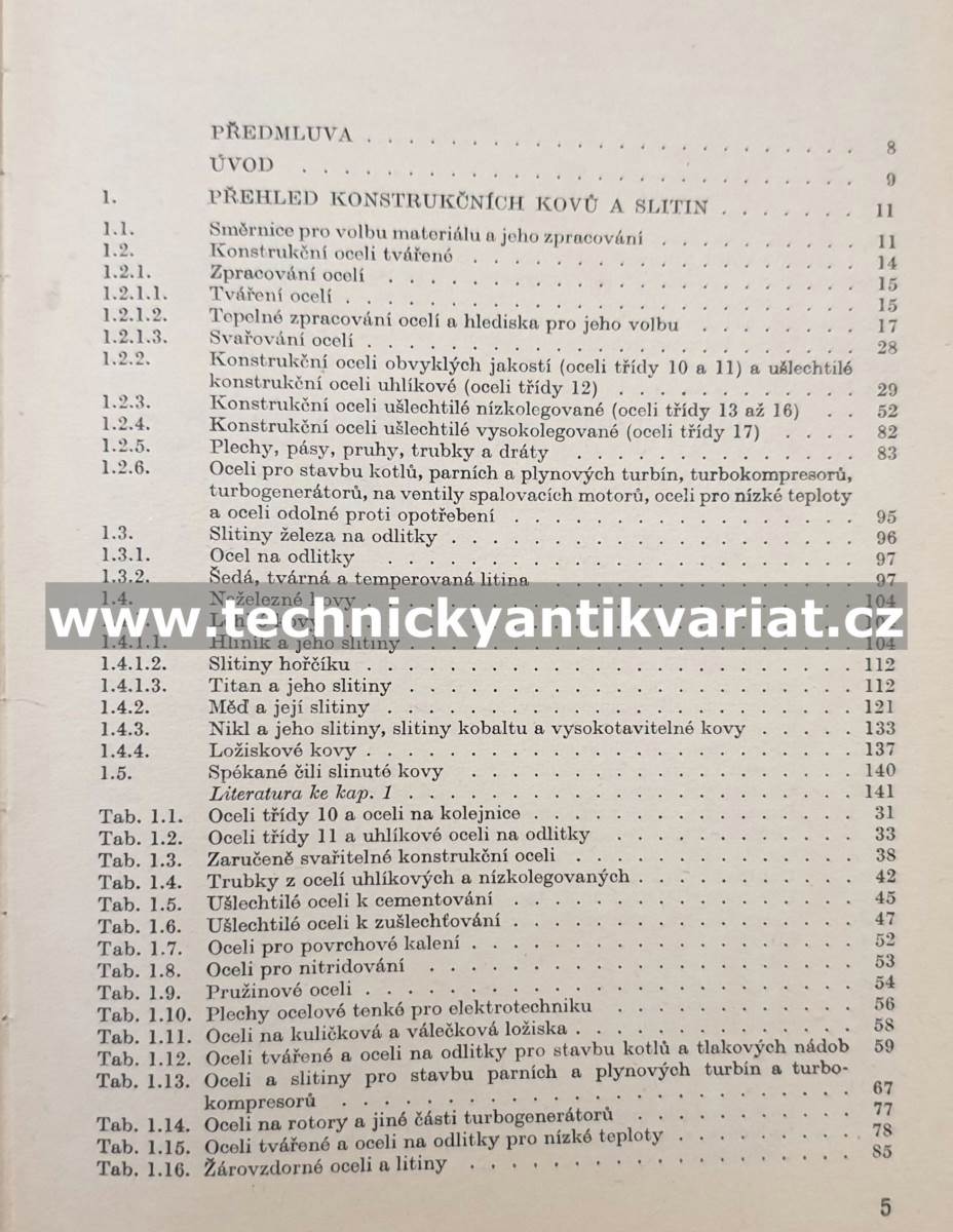 Atlas použití kovů ve strojírenství, elektrotechnice a v chemickém průmyslu (1980)