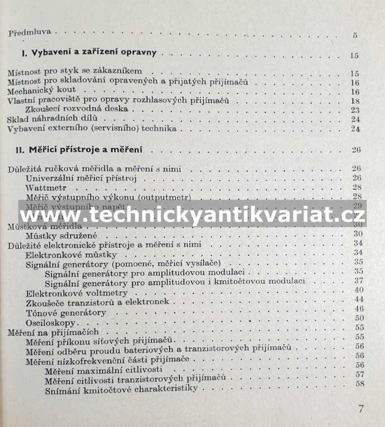 Opravy rozhlasových přijímačů - Černý, Čuchna, Michálek (1970)