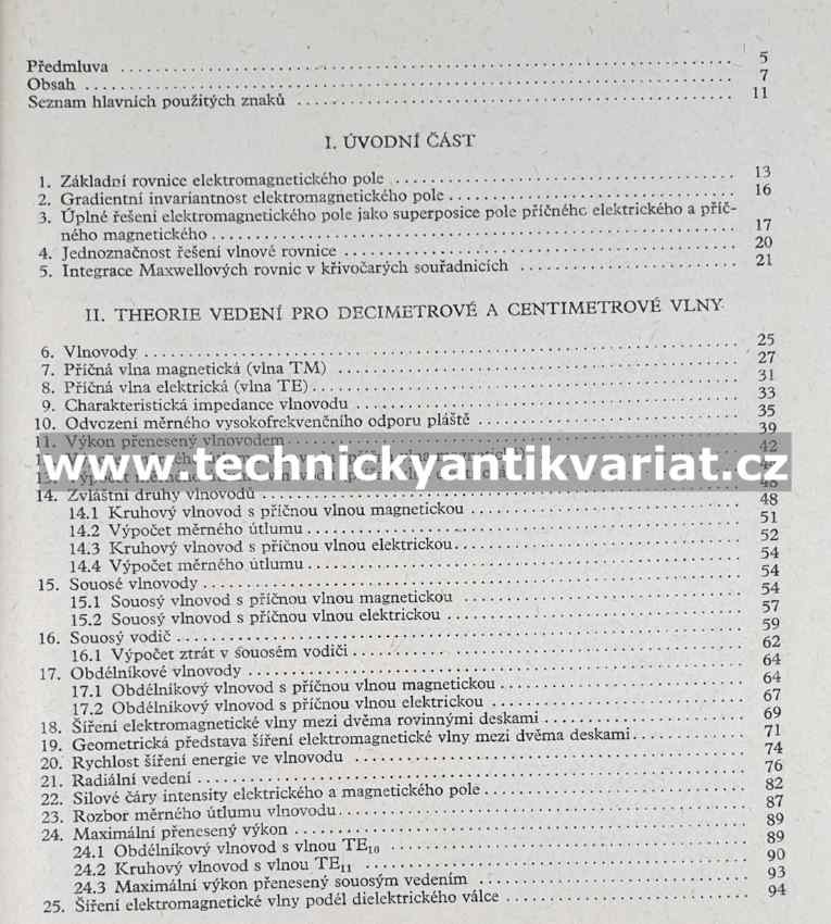 Theoretické základy techniky centimetrových vln - Bohumil Kvasil (1957)