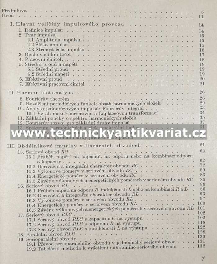 Impulsová technika I. - Vladislav Budeník (1958)