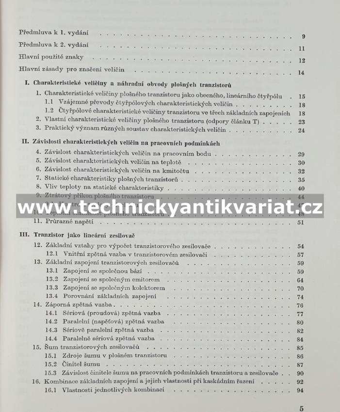 Nízkofrekvenční tranzistorové zesilovače - Jaroslav Budínský (1961)