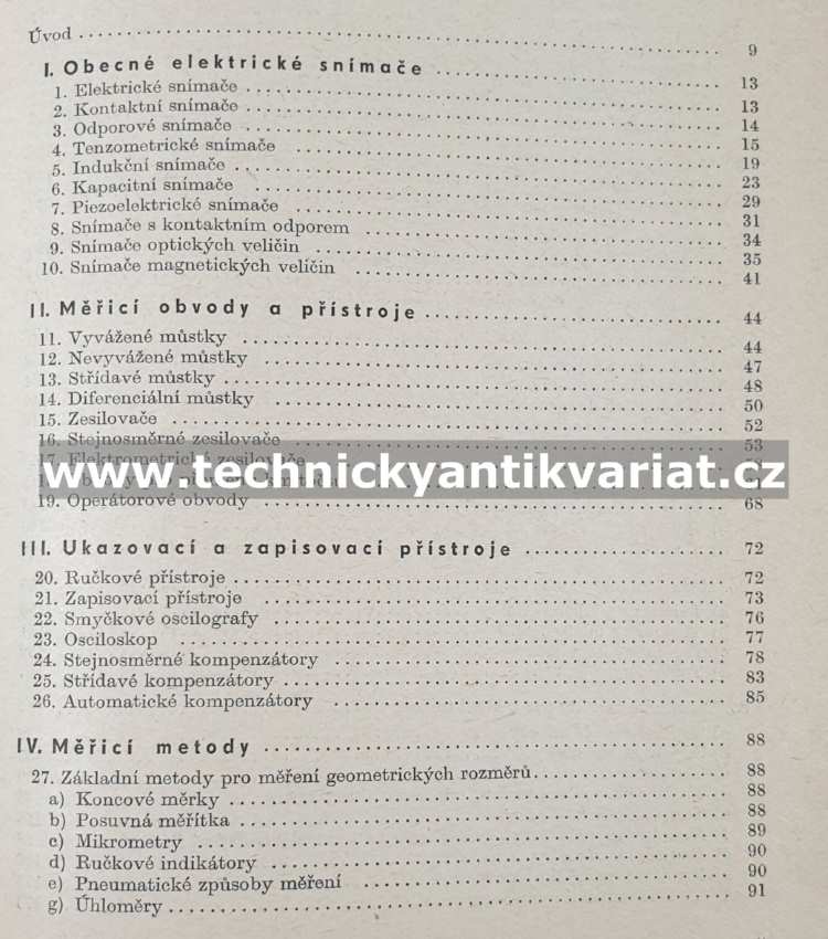 Elektrická měření neelektrických veličin - Václav Vysoký (1963)
