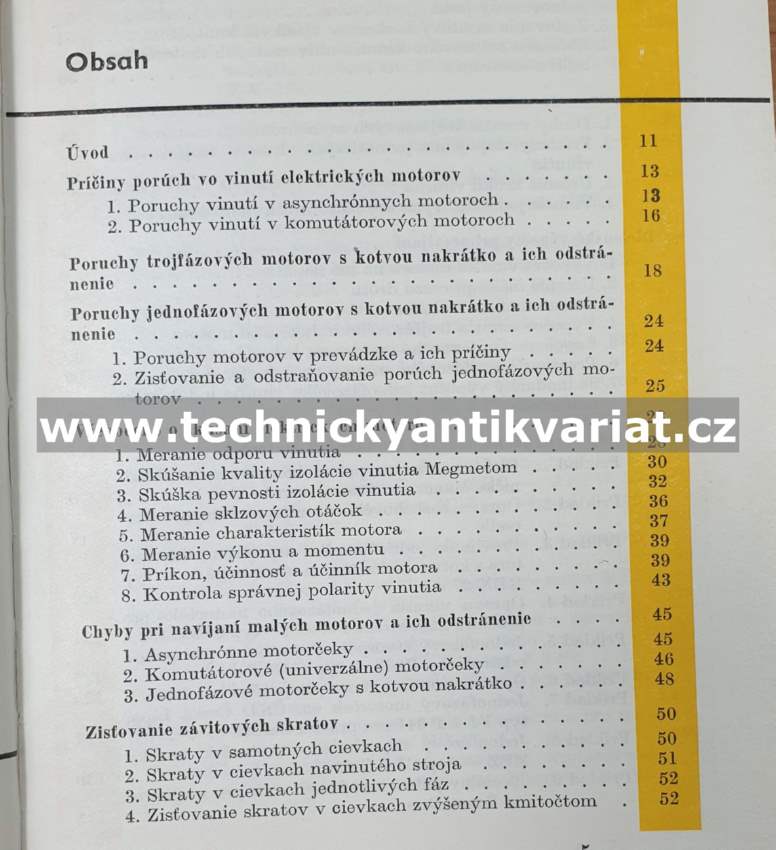 Opravy vinutí malých elektromotorov - Rudolf Lisáček (1968)