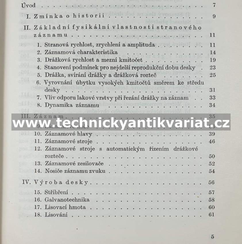 Gramofonová technika - Josef Miřatský (1958)
