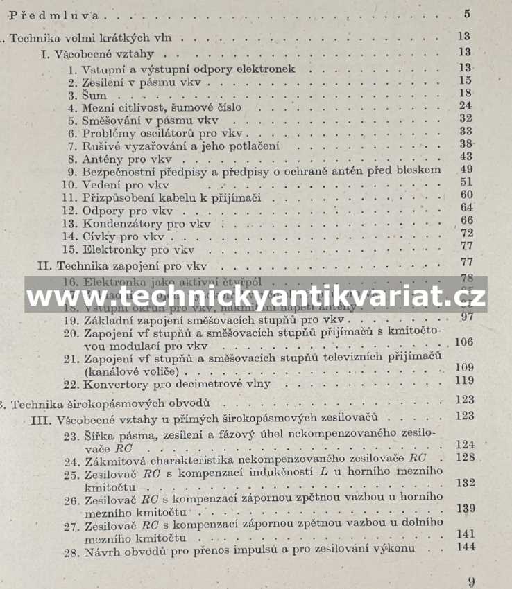 Příručka techniky televizního příjmu a příjmu na vkv - H. Richter (1960)