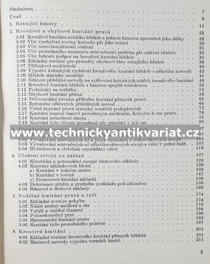 Dynamika strojů - Jaroslav Kožešník (1958)