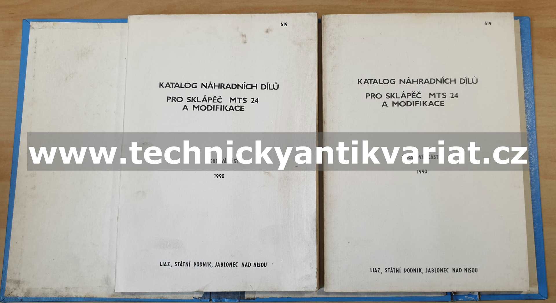 Liaz MTS 24 - katalog náhradních dílů (1990)