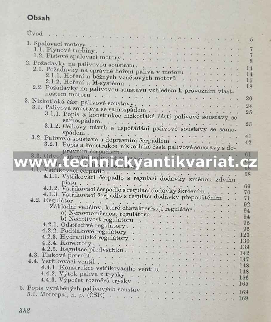 Palivová soustava vznětových motorů - Radko Sáblík (1959)