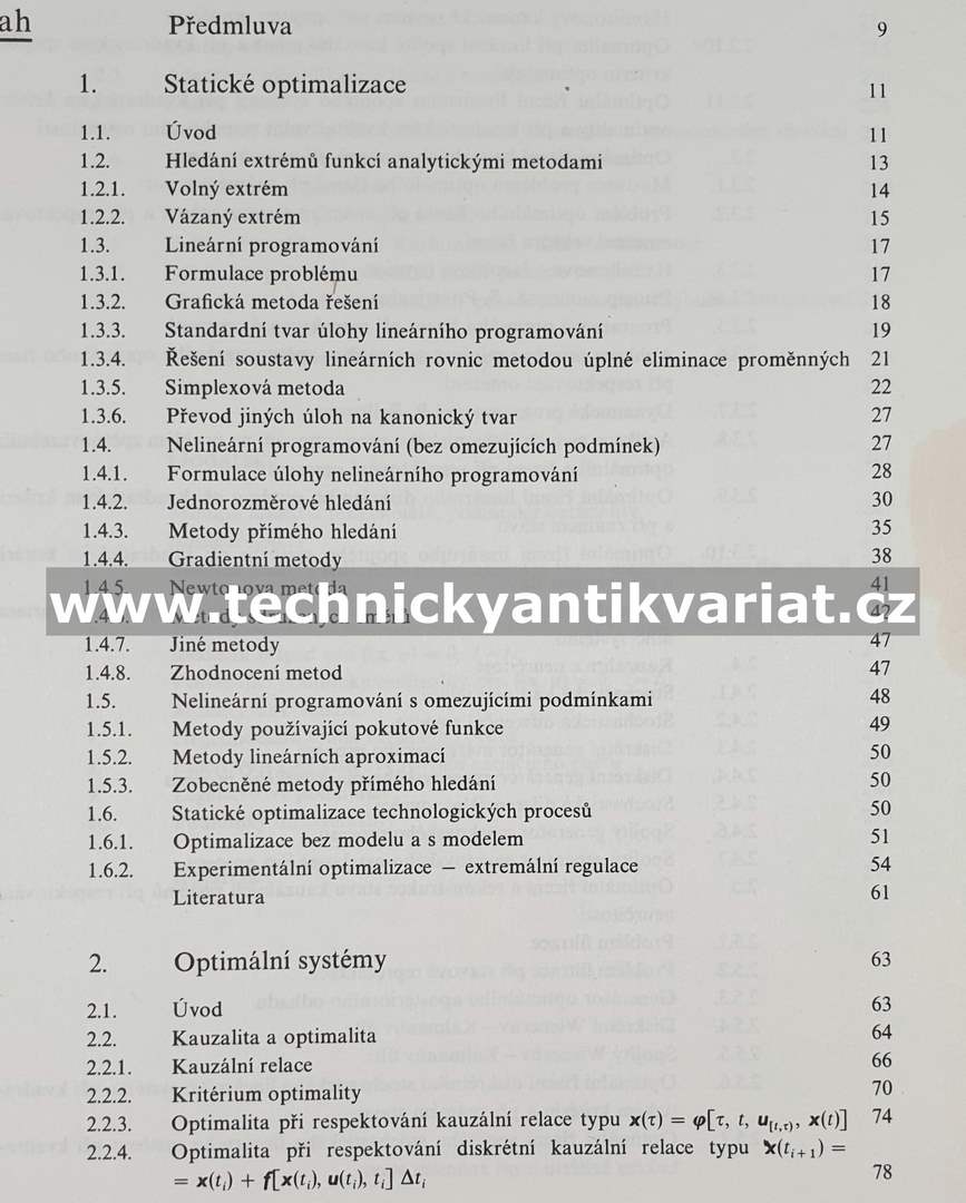 Teorie automatického řízení II - Optimální, adaptivní, a učící se systémy (1992)