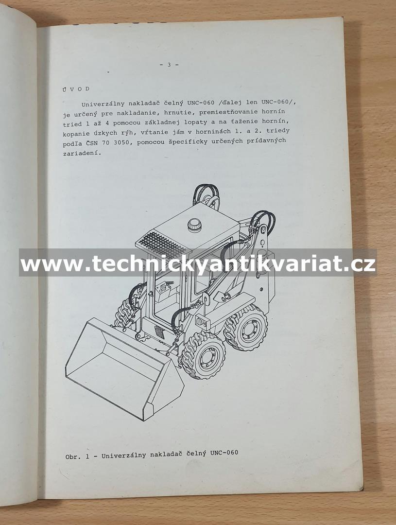 UNC 060 - návod na obsluhu a údržbu (1984)