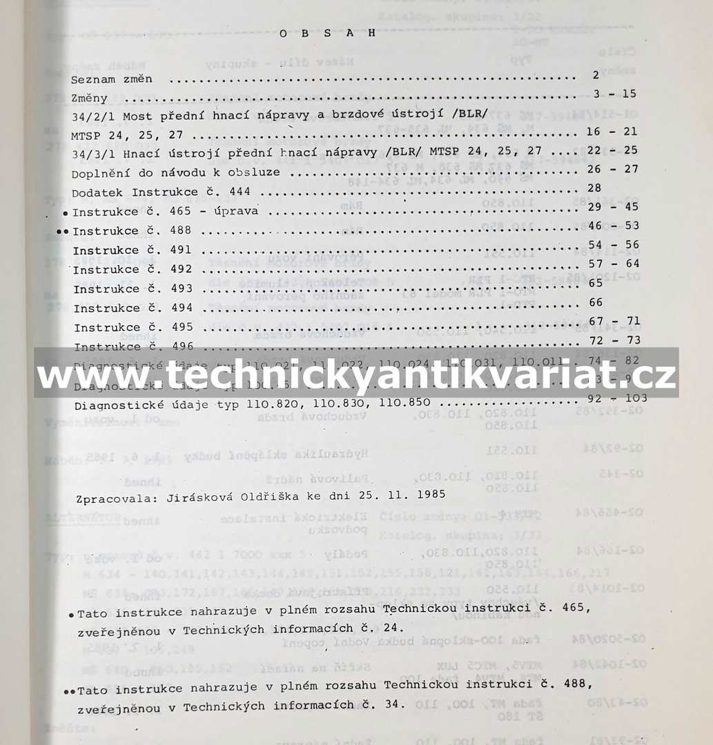 Liaz - technické informace 35 (1985)