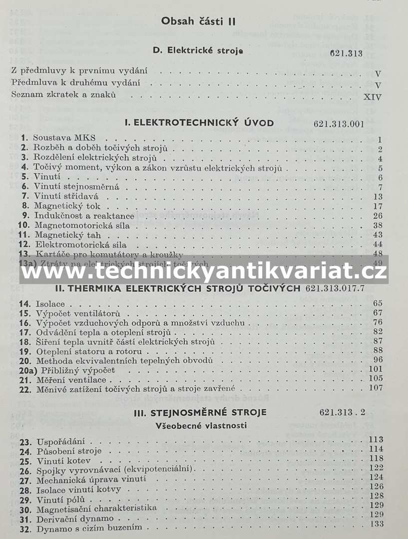 Elektrotechnika II. Elektrické stroje I. (1953)