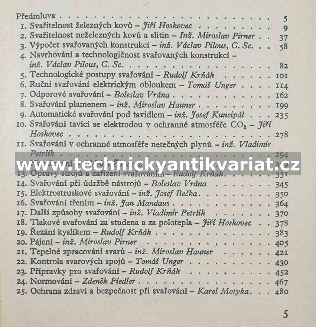 Kapesní příručka svařování, řezání, pájení - Rudolf Krňák (1962)