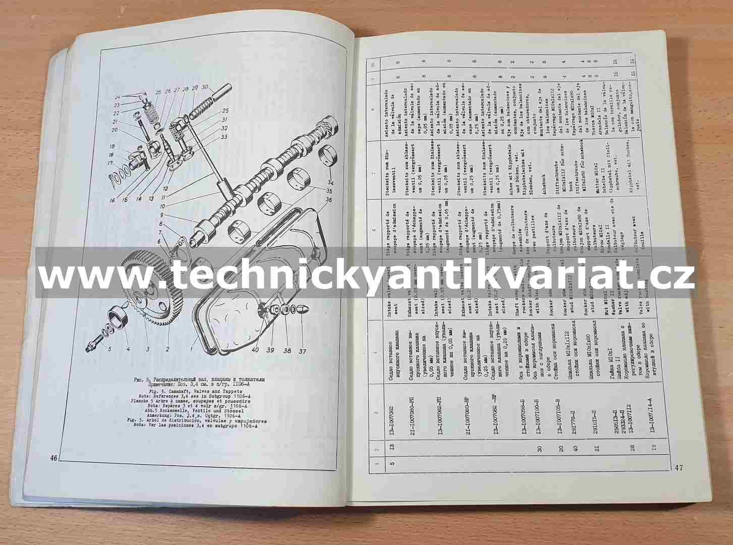 GAZ 66 - Catalogue of Parts (1973)
