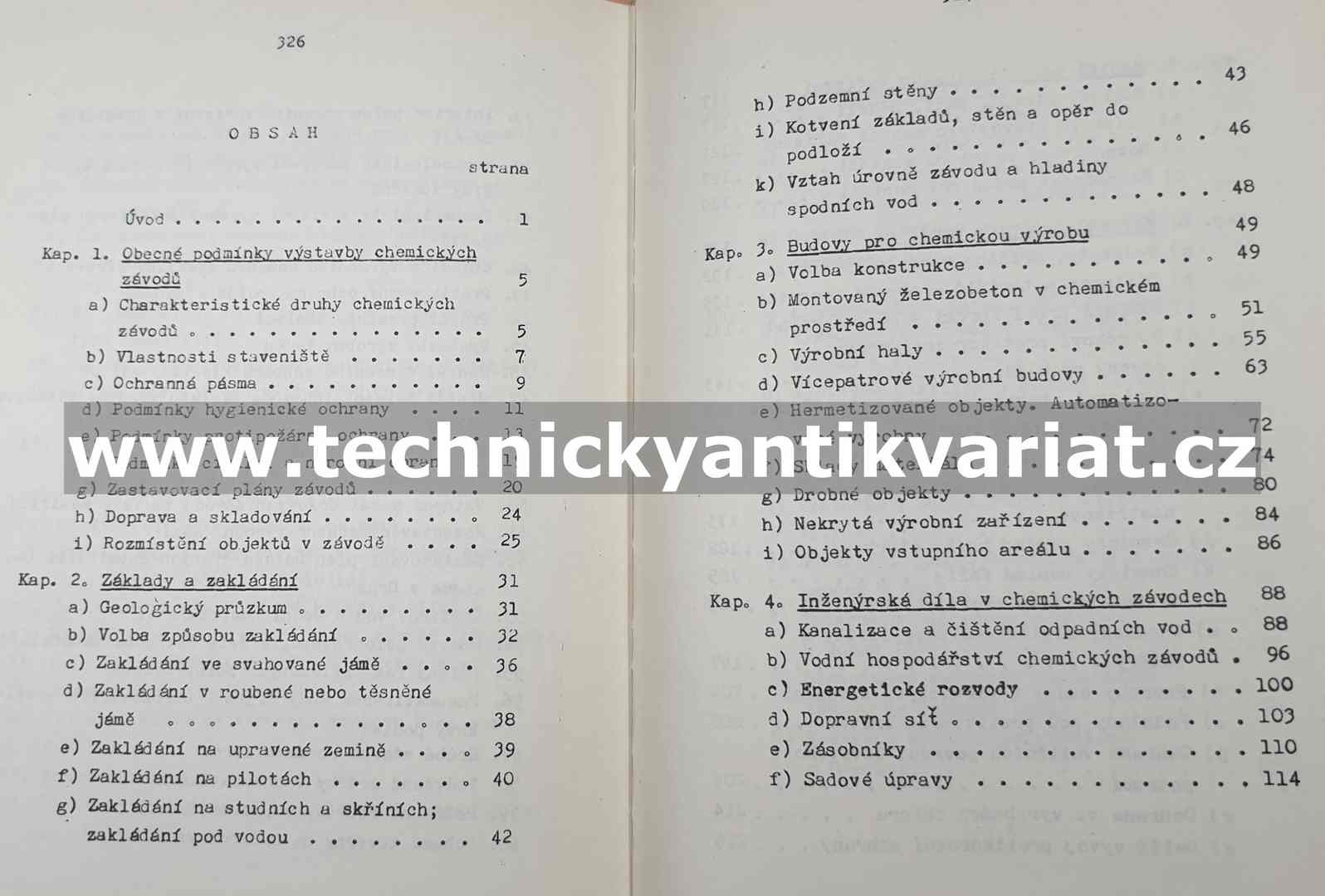 Stavby pro chemický průmysl - Vašinka, Kočí (1973)
