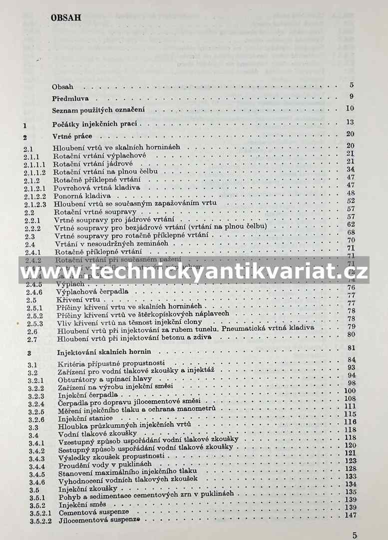 Injektování hornin a výstavba podzemních stěn - Jaroslav Verfel (1983)