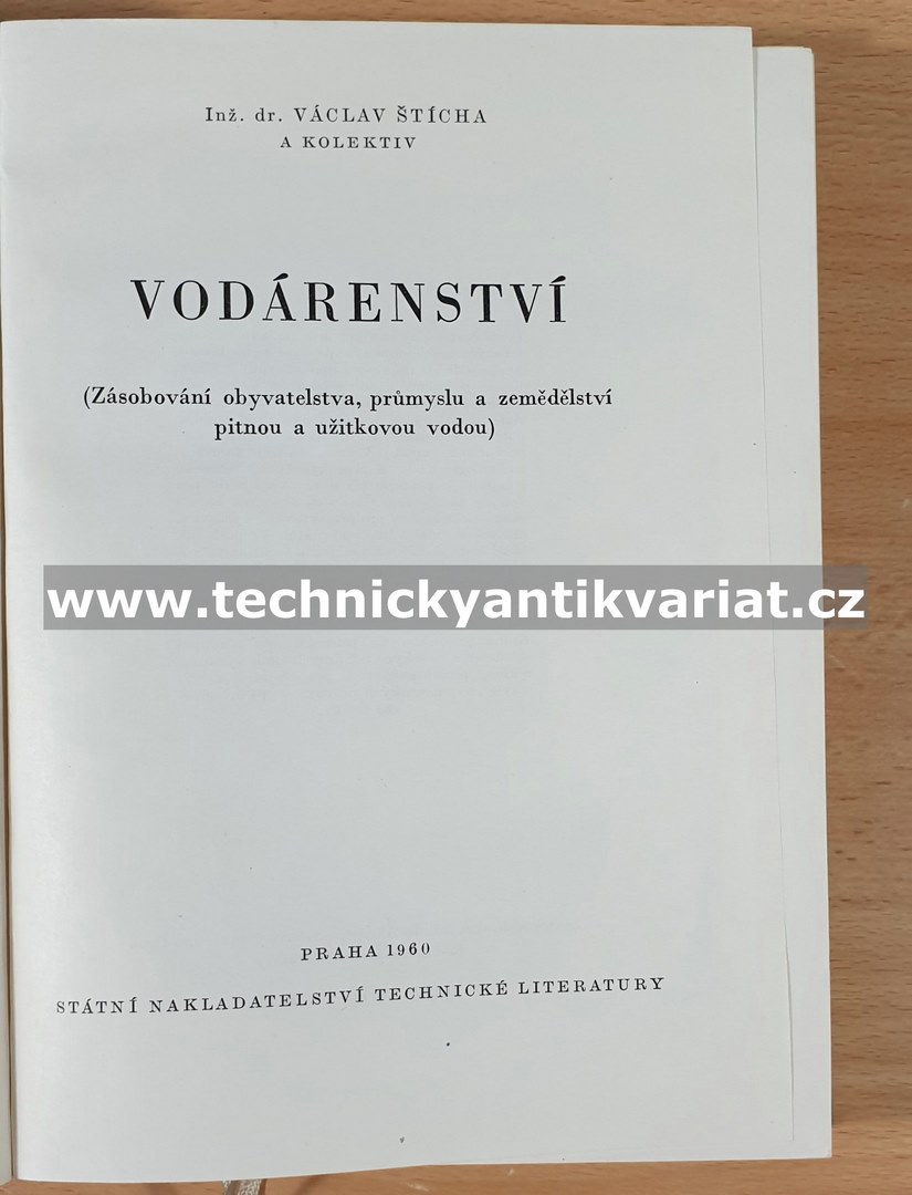 Vodárenství - Václav Šticha (1960)