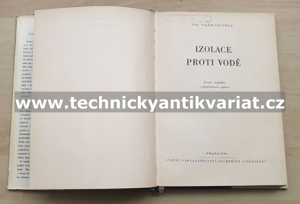 Izolace proti vodě - Vilém Cigánek (1960)