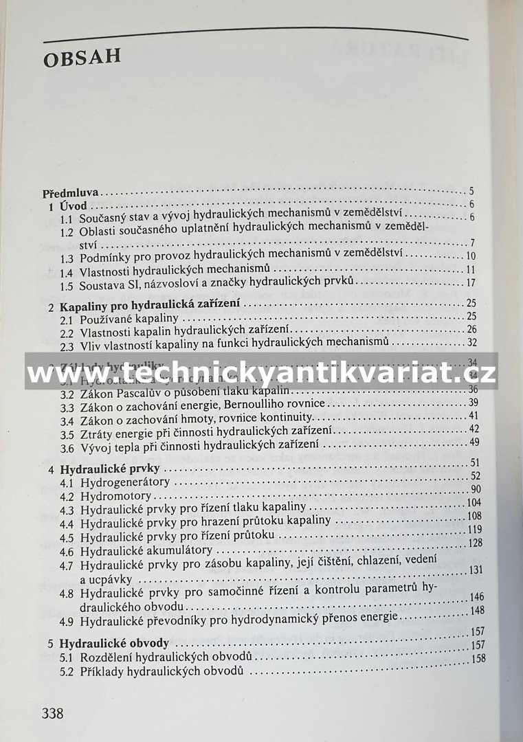 Hydraulické mechanismy zemědělských strojů - Jiří Roh (1989)