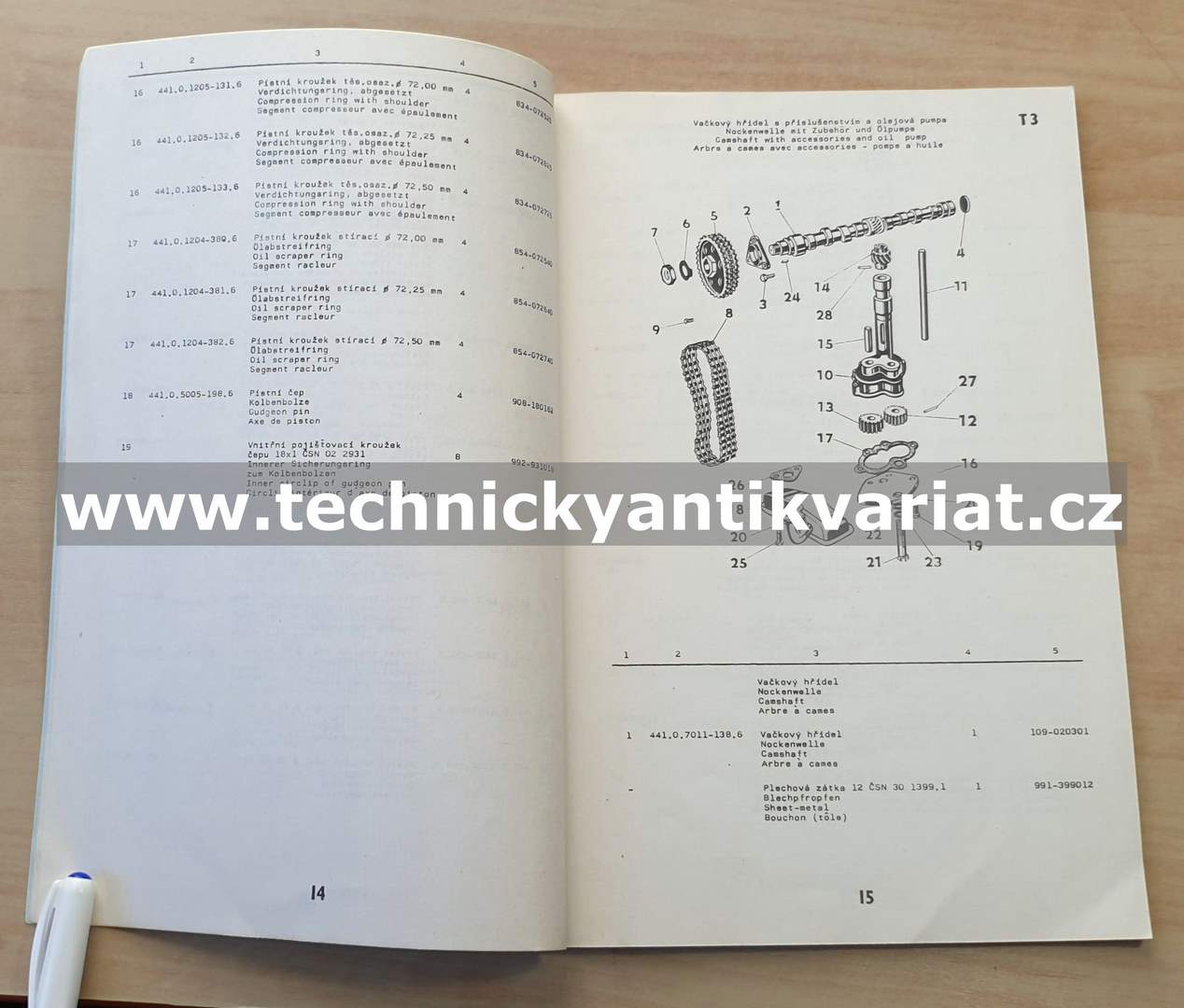 Škoda motor 776/4 - katalog (1985)