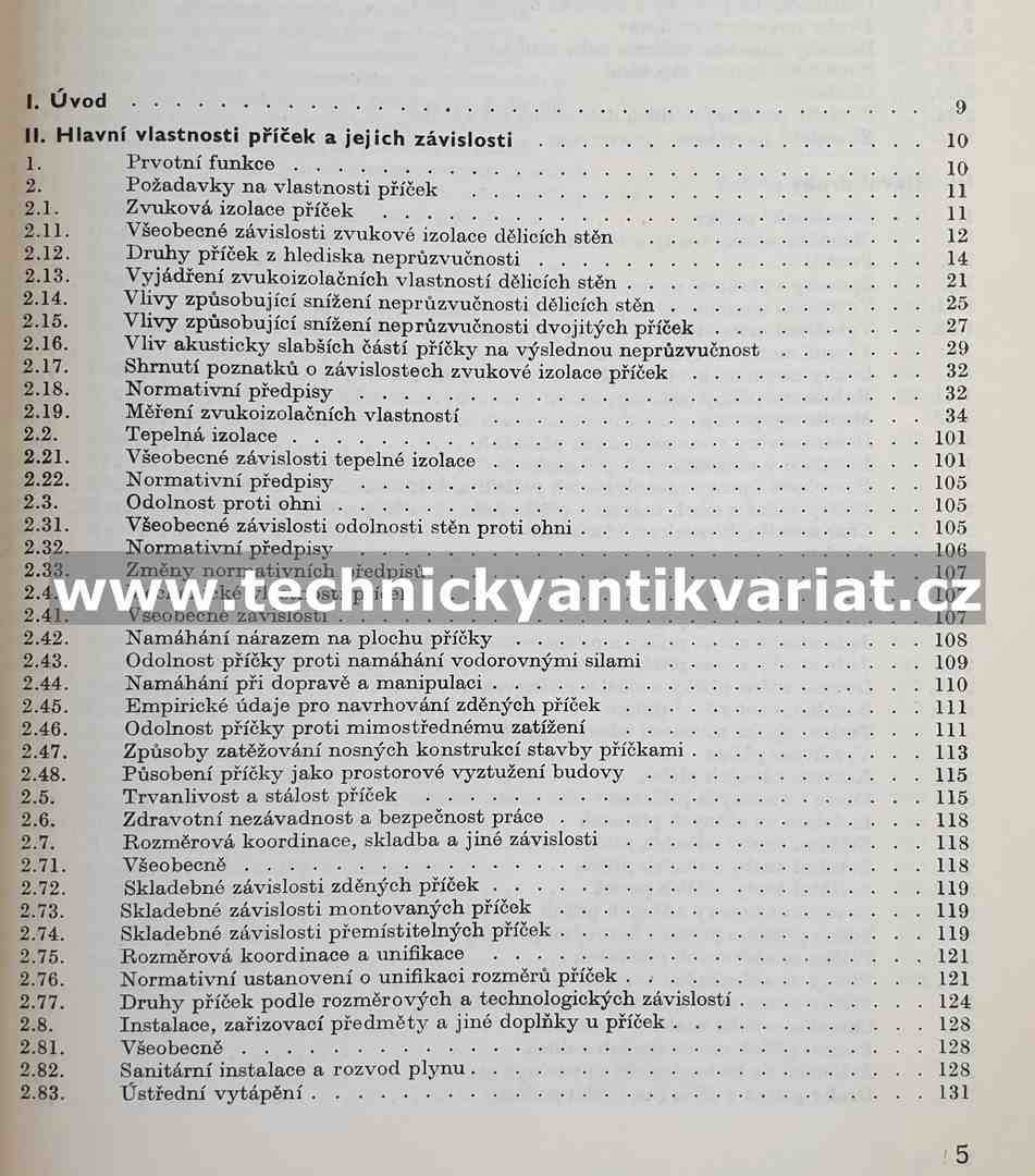 Příčky v pozemních stavbách - Jaroslav Mareš (1971)