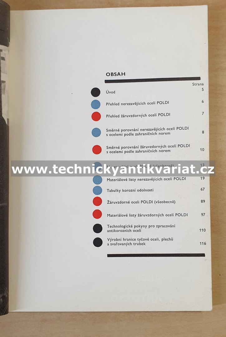 Nerezavějící a žáruvzdorné oceli Poldi (1970)