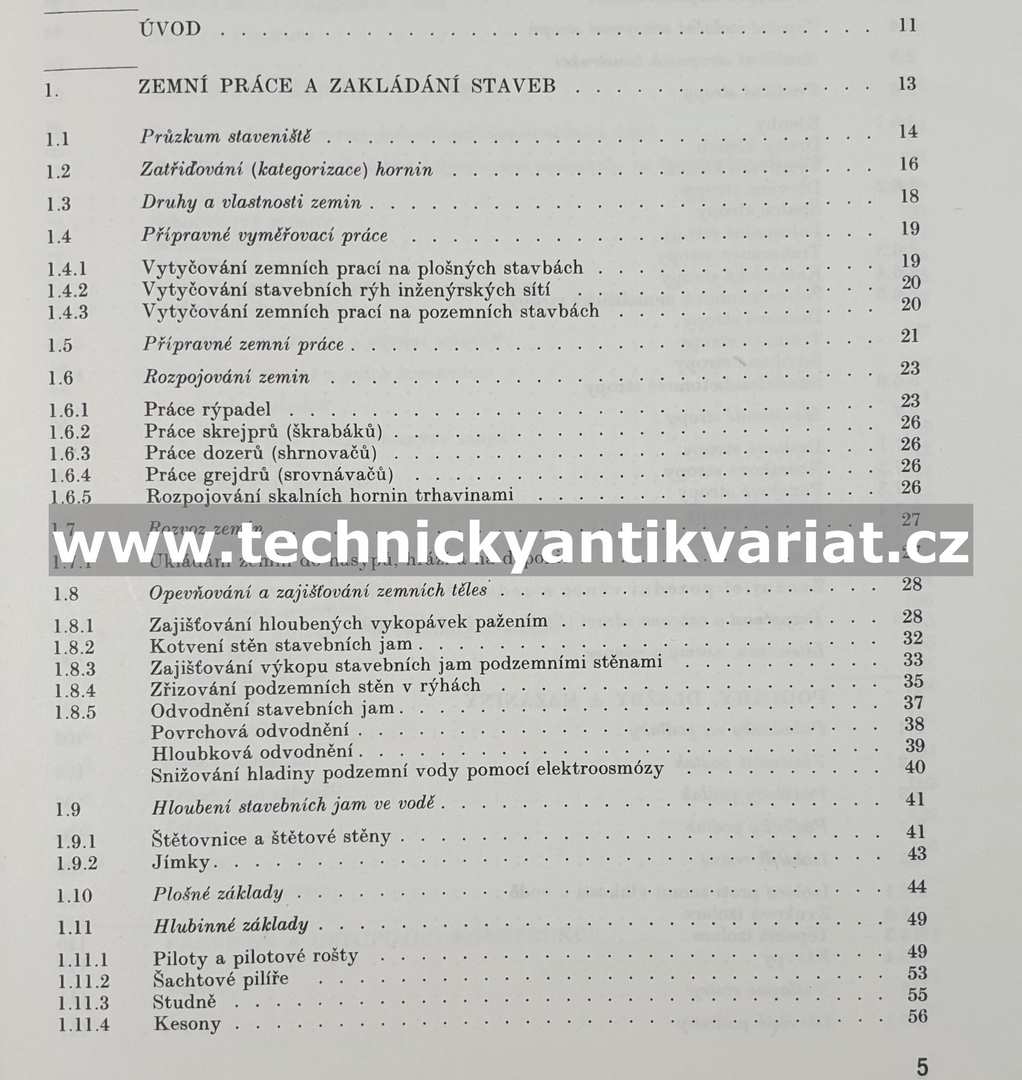 Pozemní stavitelství pro 2.ročník SPŠ stavební (1980)