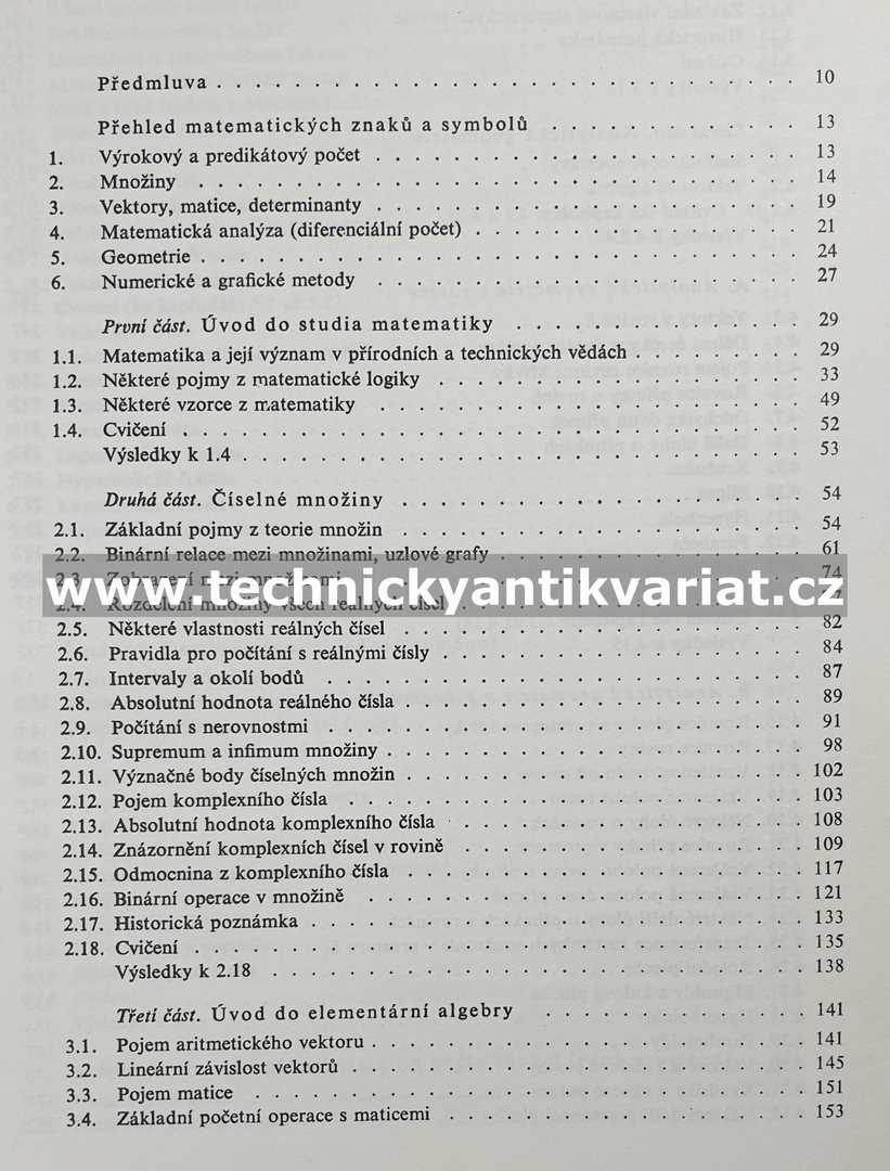 Základy aplikované matematiky I. - Škrášek, Tichý (1983)