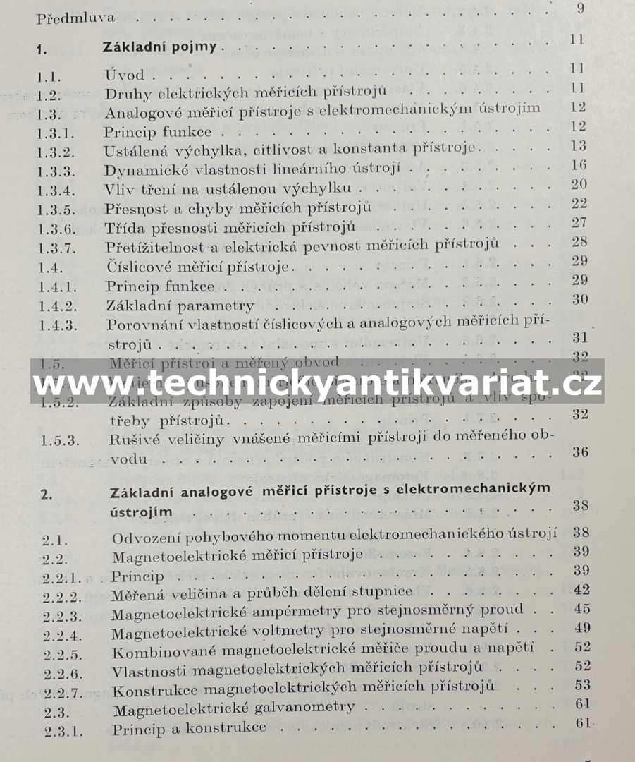Elektrická měření I. Elektrické měřící přístroje - Dufek, Fajt (1974)