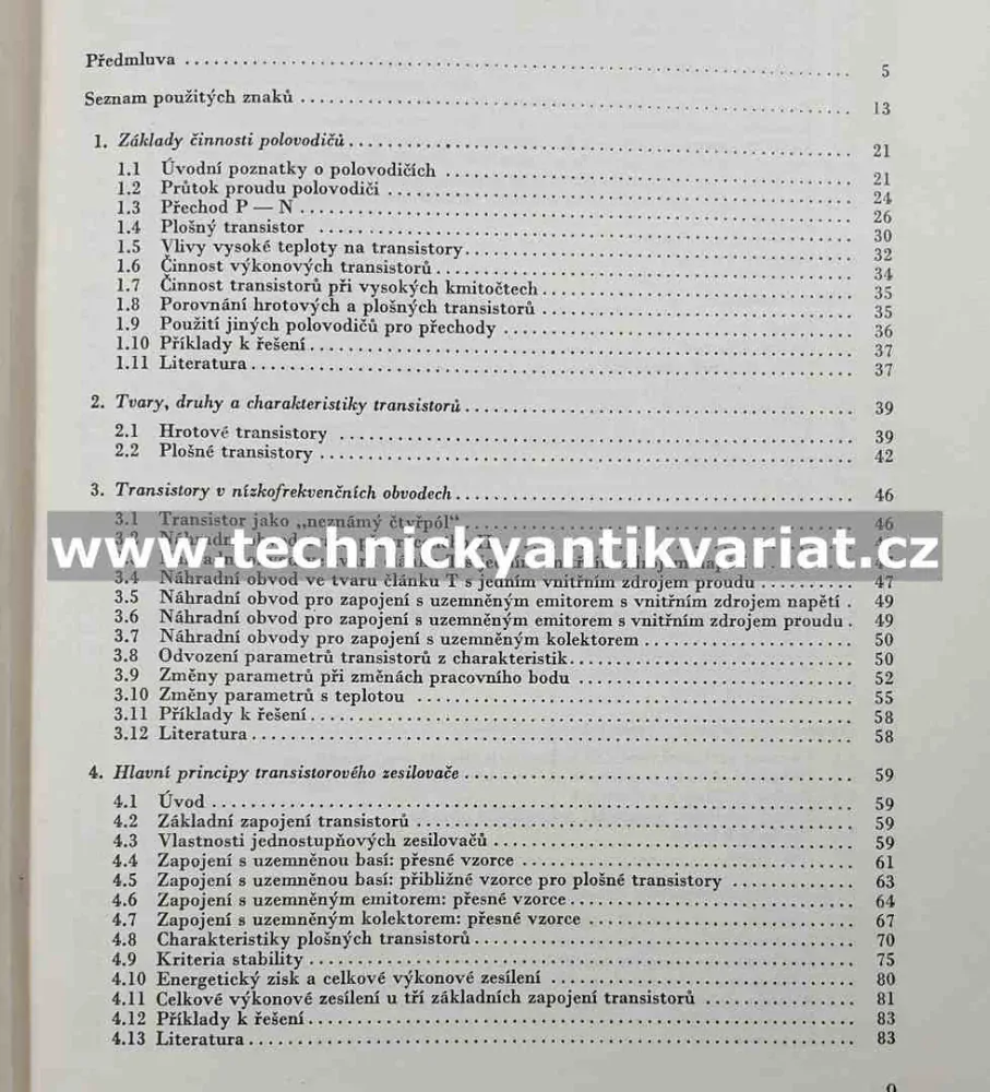 Základy transistorových obvodů - R.F.Shea (1958)