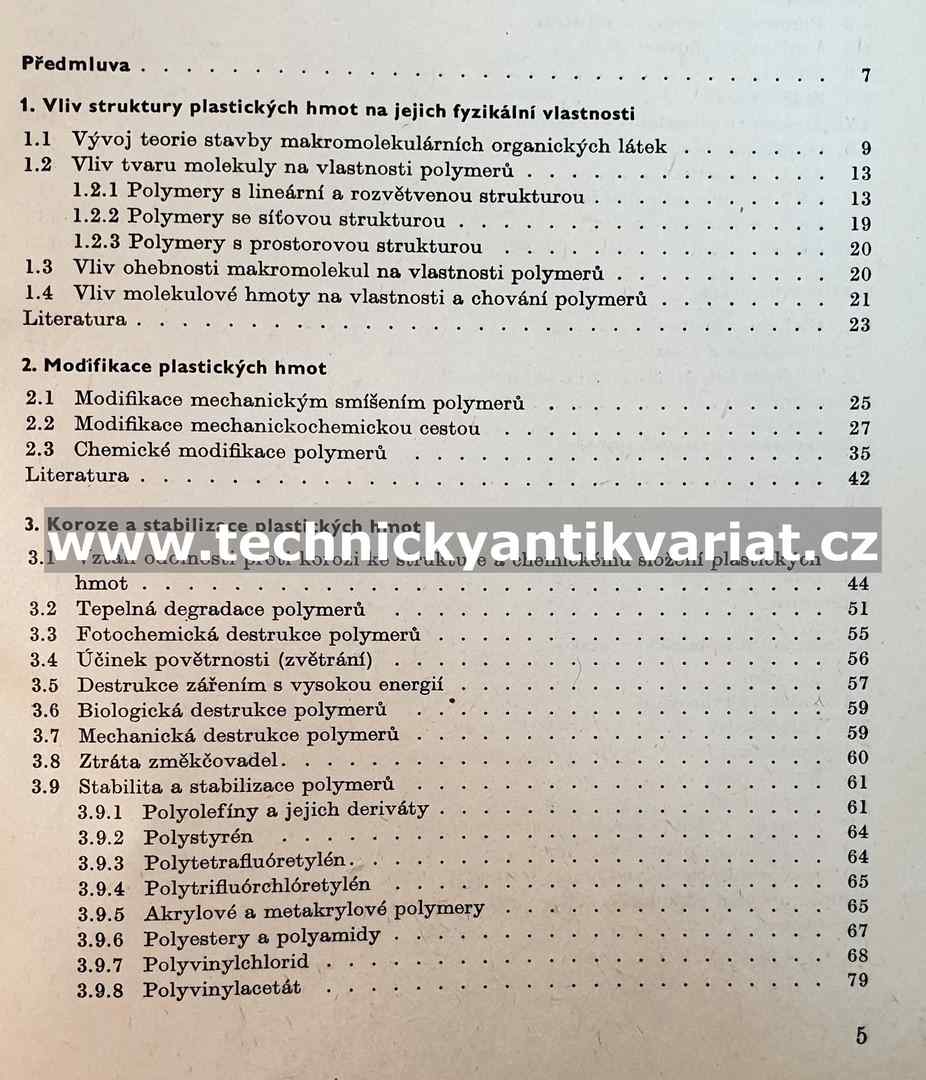 Zpracování plastických hmot - Jiří Štěpek (1966)