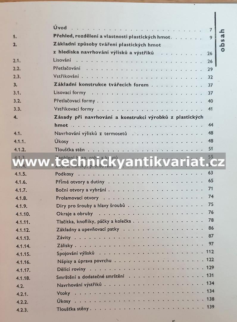 Navrhování výrobků z plastických hmot - Josef Fajgl (1964)