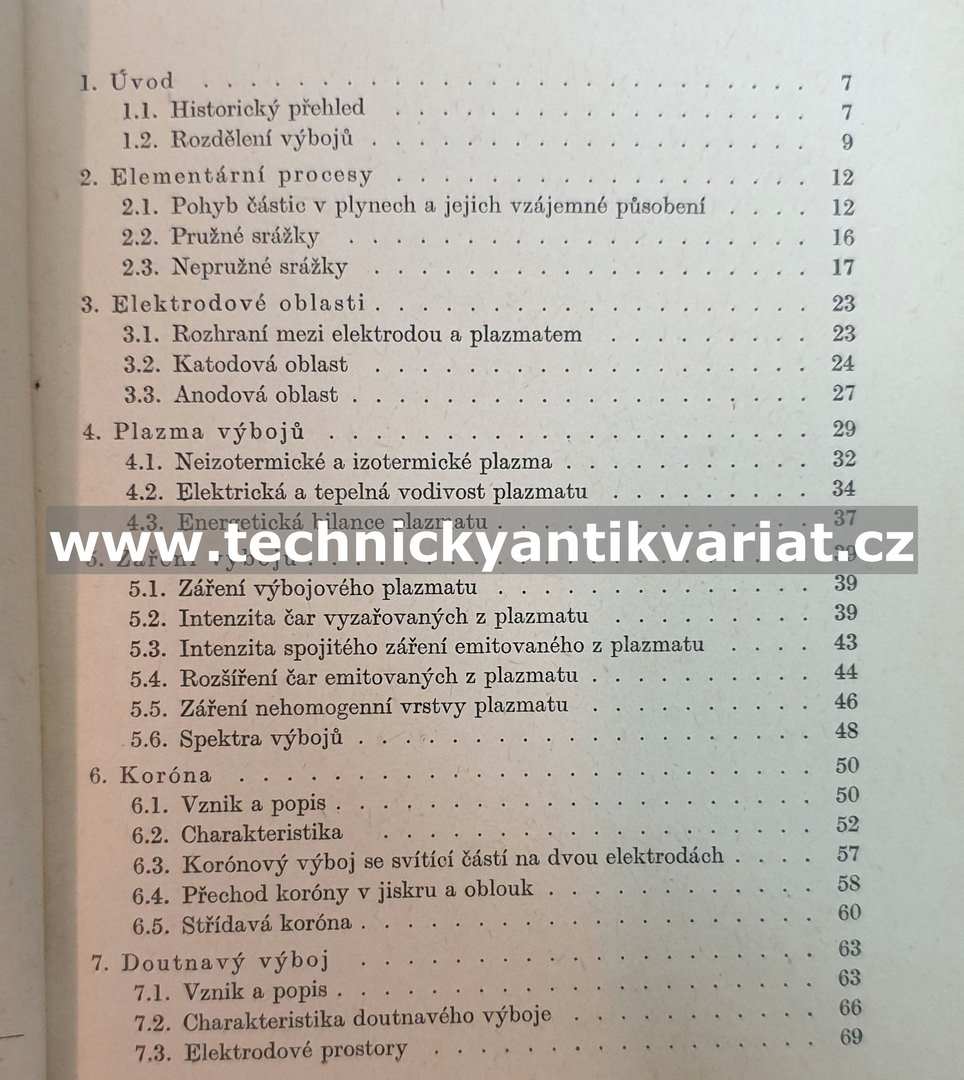 Elektrické výboje v plynech - B.Gross (1967)
