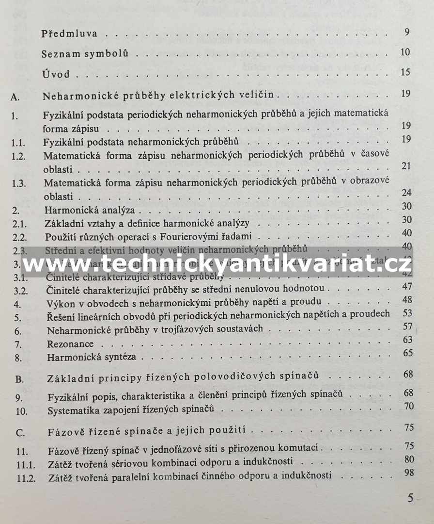 Fázově a cyklově řízené polovodičové spínače - Heřman, Hurych, Vaníček, Dušek (1977)
