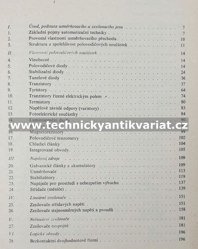 Polovodičové součástky pro automatizaci - Vilém Nessel (1979)