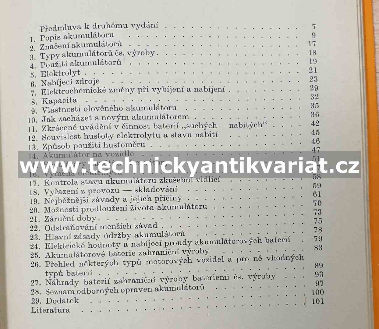 Akumulátory motorových vozidel - Josef Khol (1974)