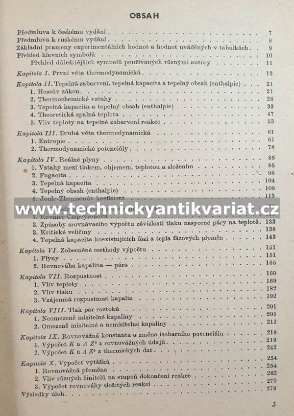 Příklady a úlohy z chemické thermodynamiky - Karapeťjanc (1954)