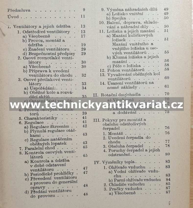 Údržba a opravy vzduchotechnických zařízení - Špinar (1962)