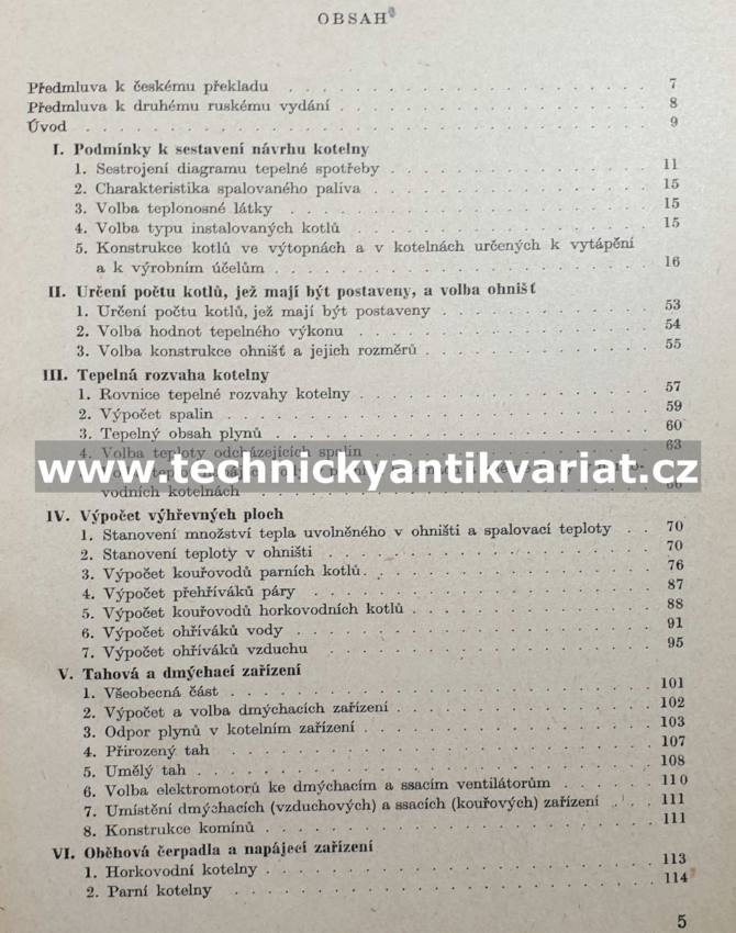 Základy navrhování kotelen - J.L.Gusev (1955)